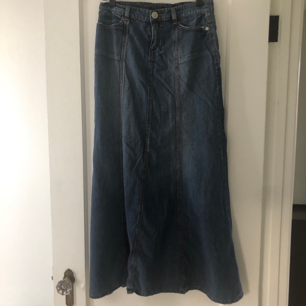 BCBG Maxazria Jean Skirt